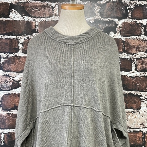Laurie B. Sweater Women's S Small Beige Dolman Sleeve Exposed Seam Cashmere - Picture 7 of 12